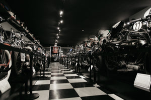 Low photo of motorcycle Museum