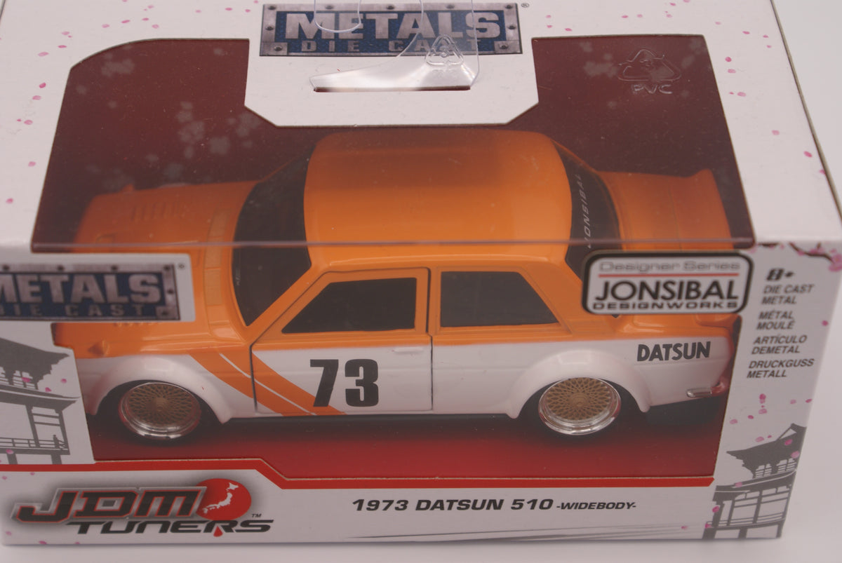 ブルーバード　1973 Datsun 510 1/32スケール ミニカー jada toys 1/32 JDM 1973 DATSUN 510 - メルカリ