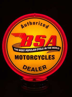 Open image in slideshow, Gas pump globe, BSA
