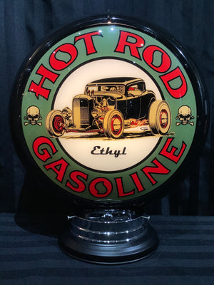 Open image in slideshow, Gas pump globe, Hot Rod fuel , Ethyl
