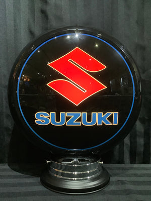 Open image in slideshow, Gas pump globe, Suzuki
