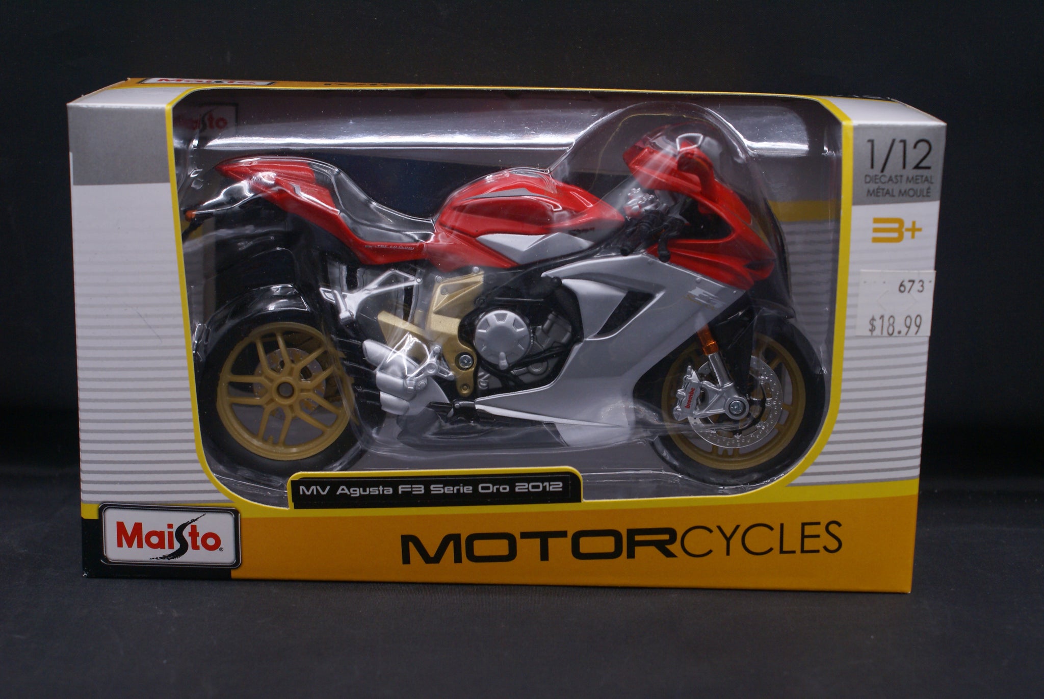 おもちゃ Maisto MV Agusta F3 1/12モデル Miniatura Moto Mv Agusta F3 Maisto