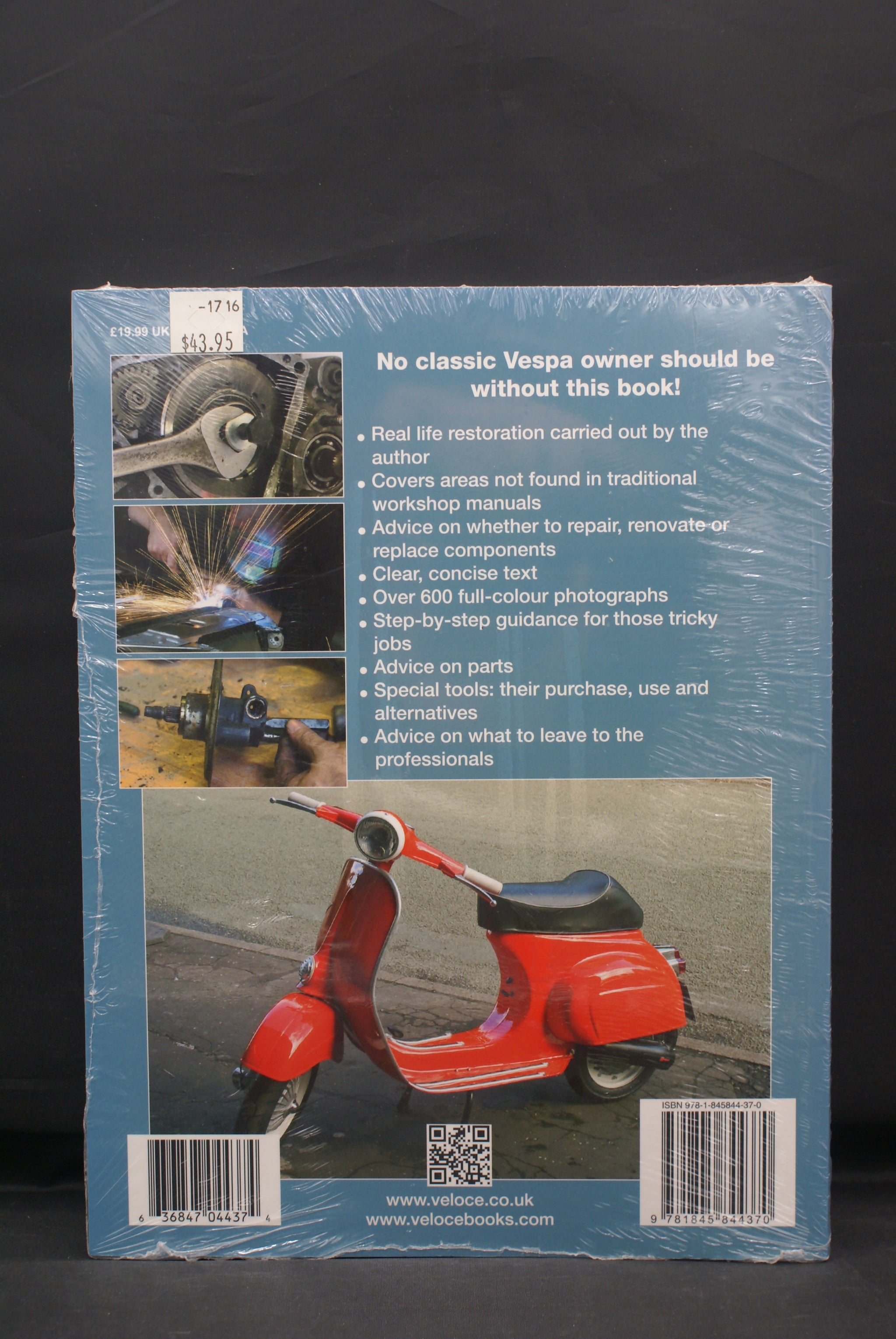 Vespa Scooters, Restoration Manual – Dreamcycle Motorcycle Museum