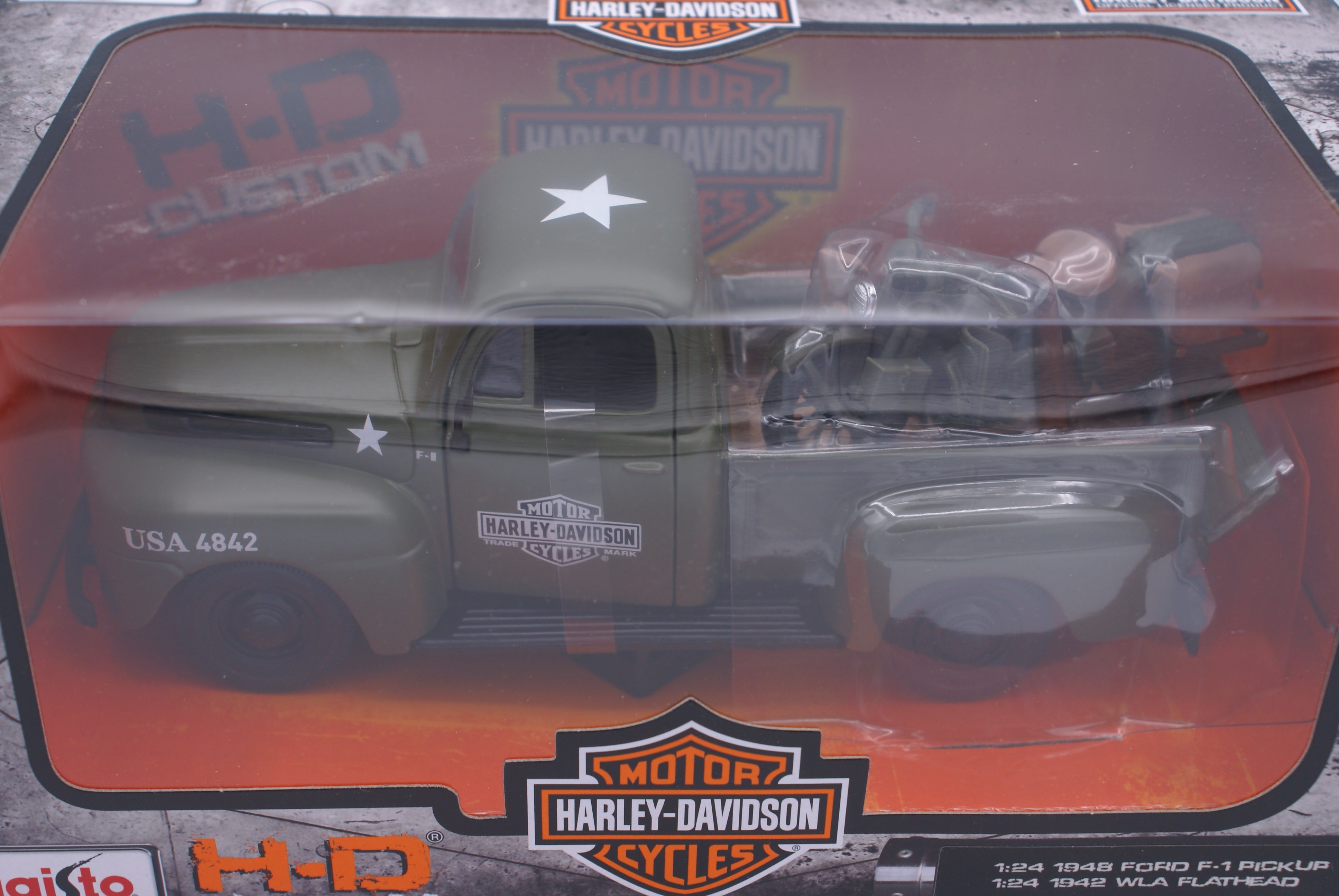 Harley-Davidson, Ford F-1, WLA Flathead