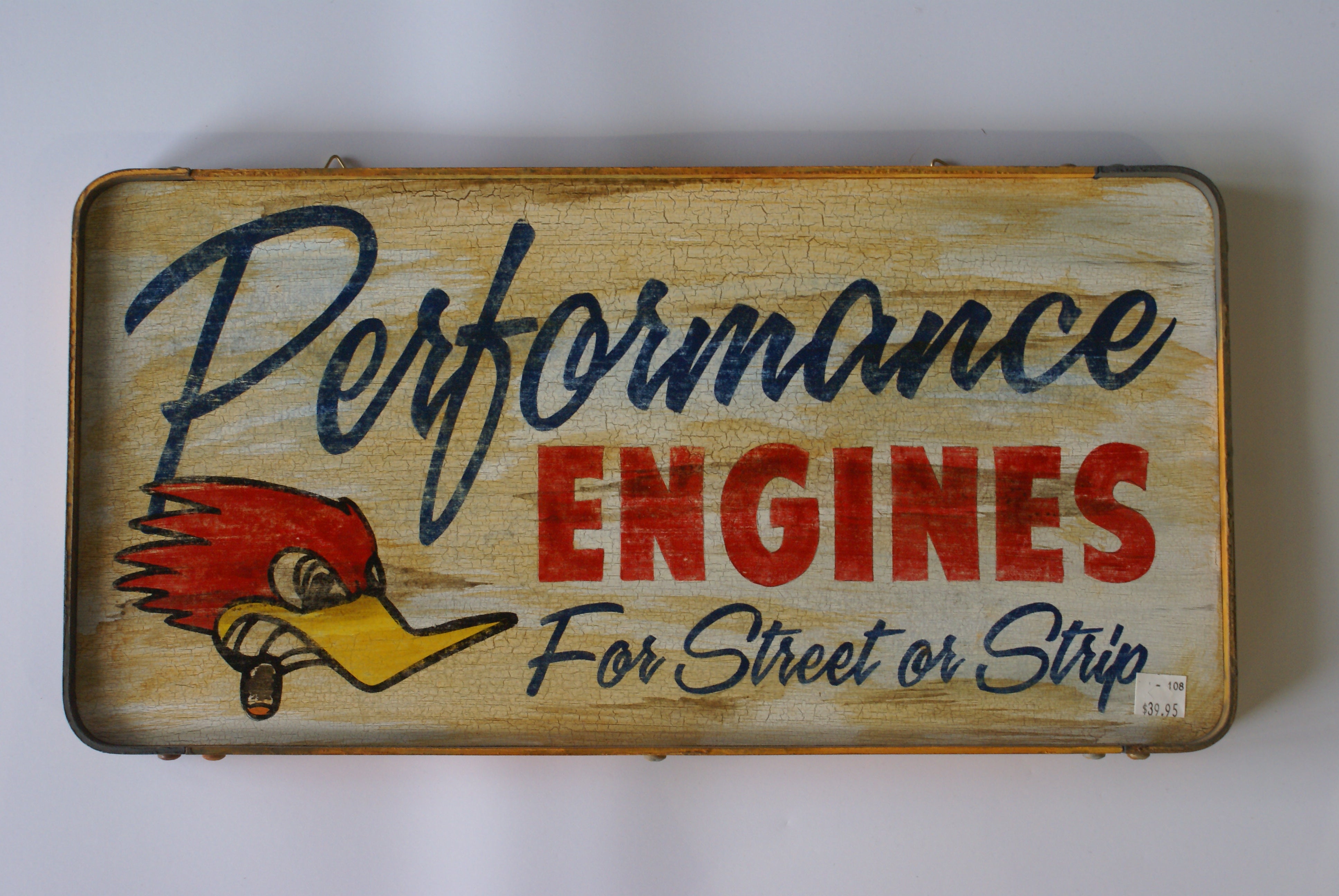 High Performance Engine Sign Wood Sign | Performance Engines – Dreamcycle Motorcycle Museum