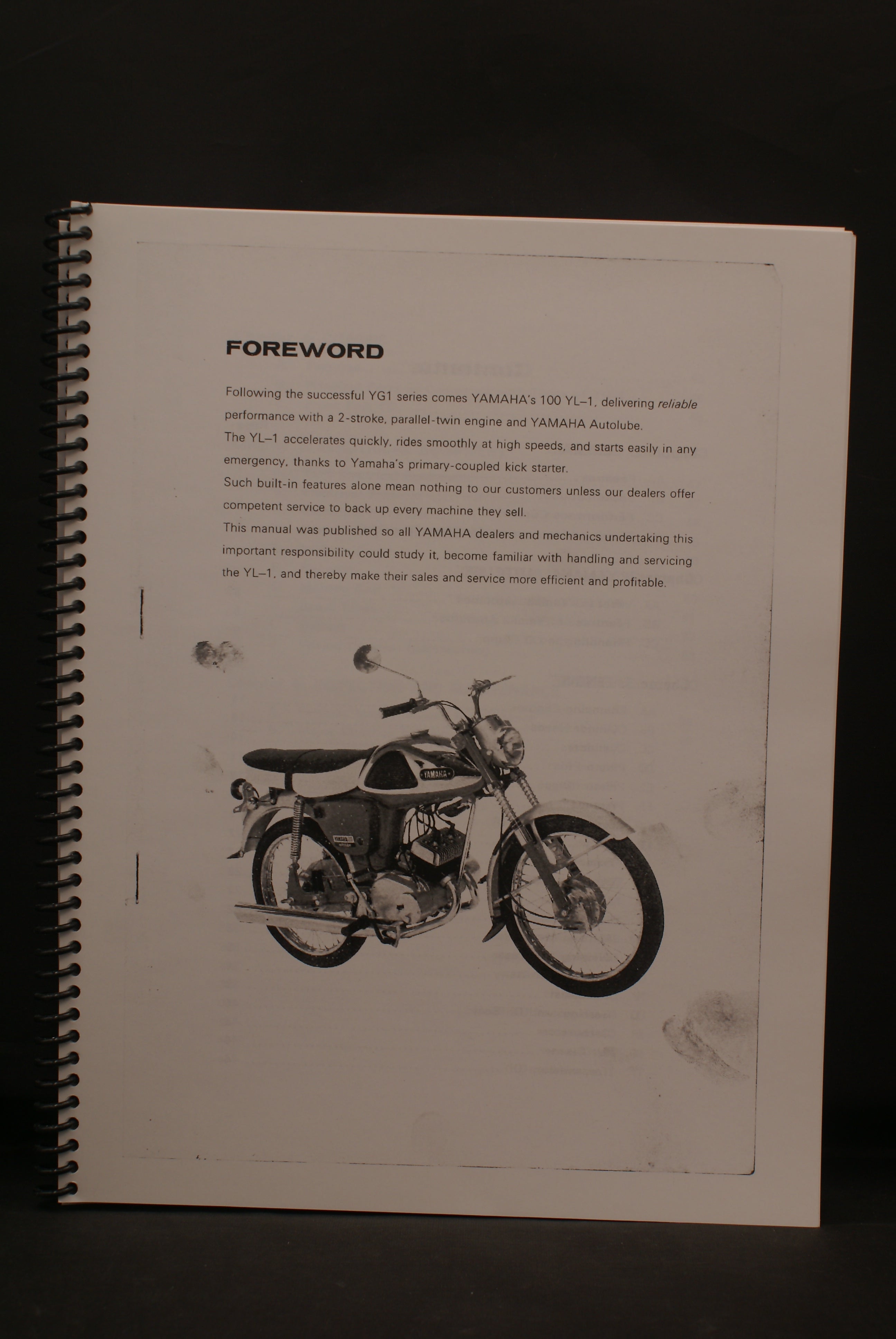 Yamaha YL-1 Service Manual