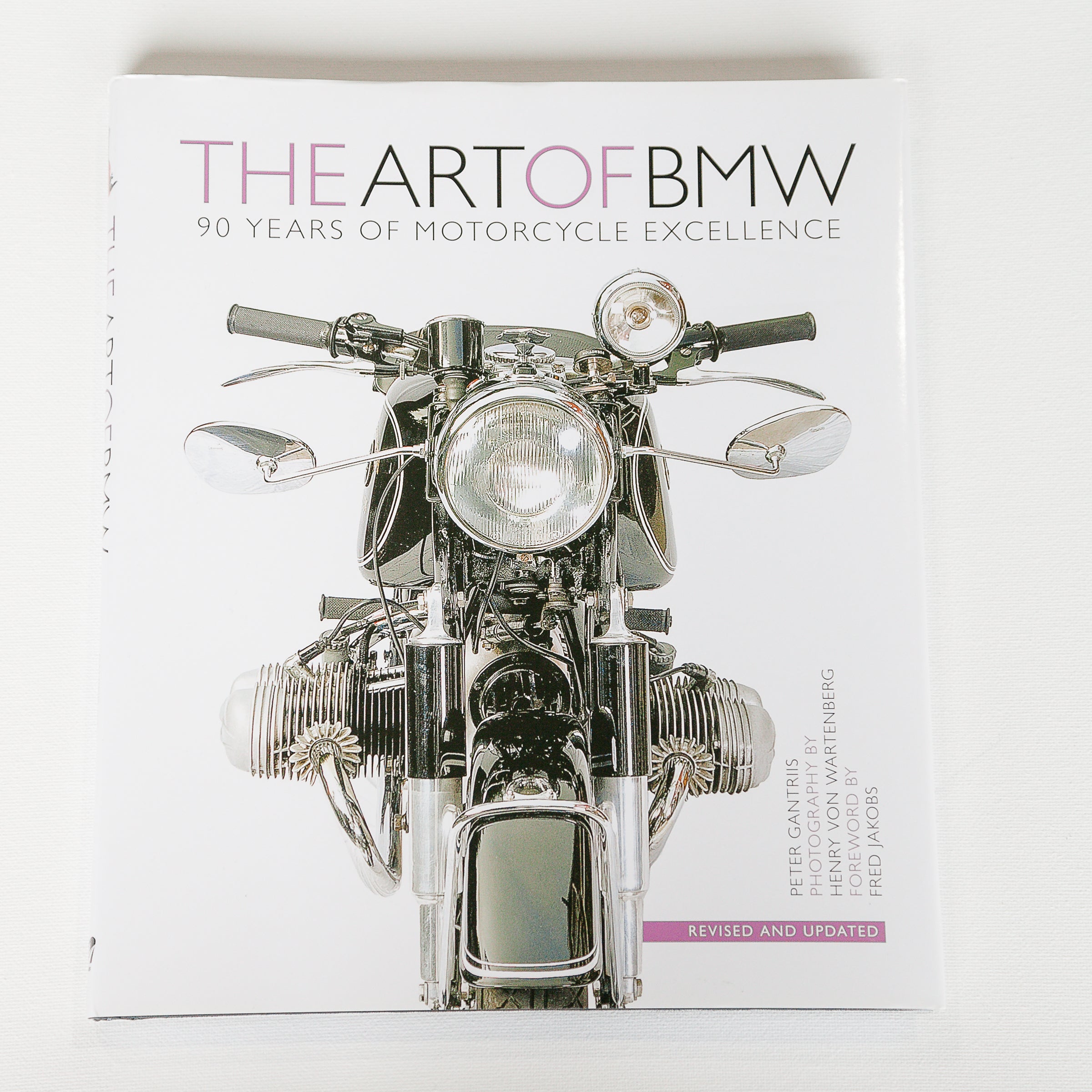 Dreamcycle Motorcycle Museum |  THe art of BMW Book on white background.