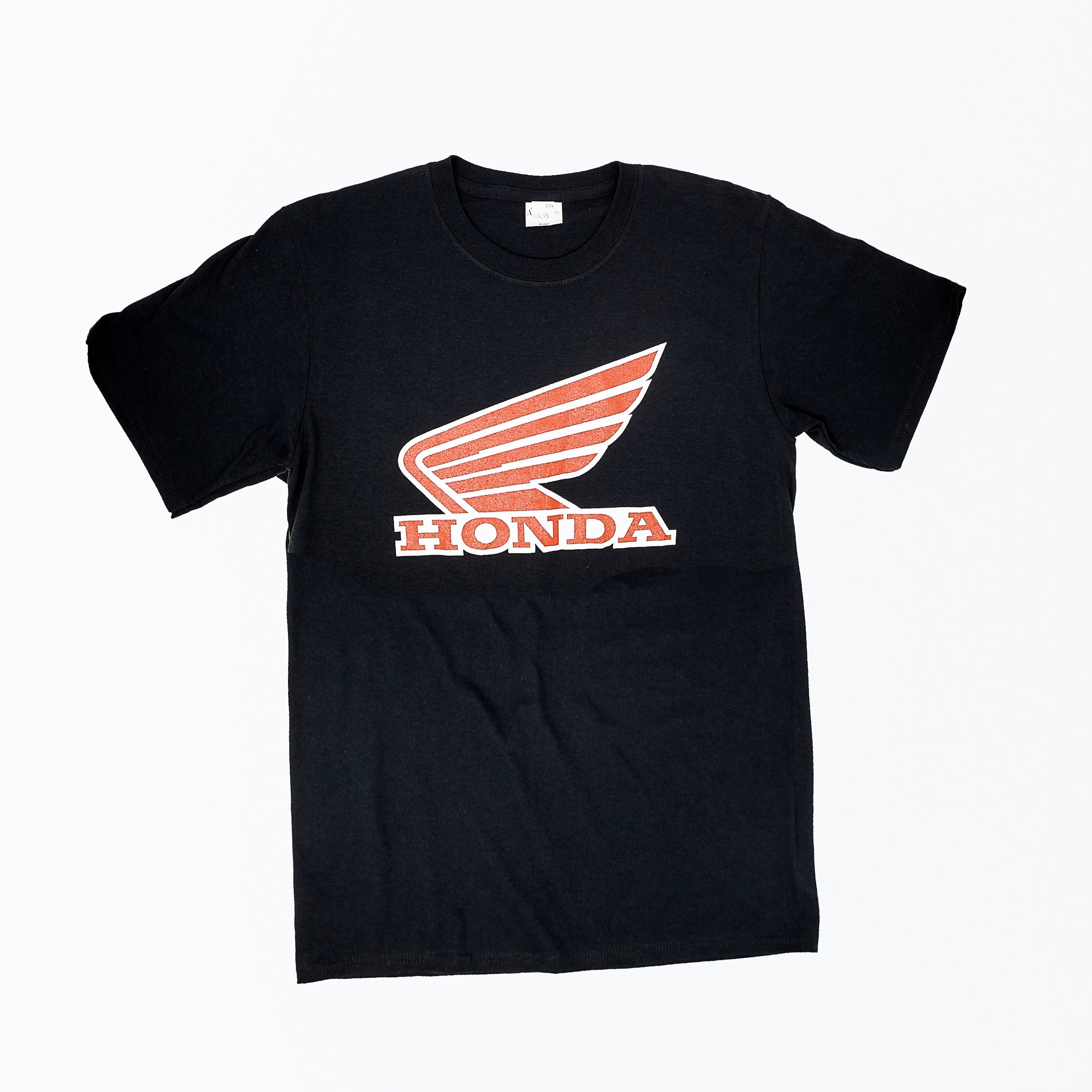 Dreamcycle Motorcycle Museum |  Honda tshirt on white background. 