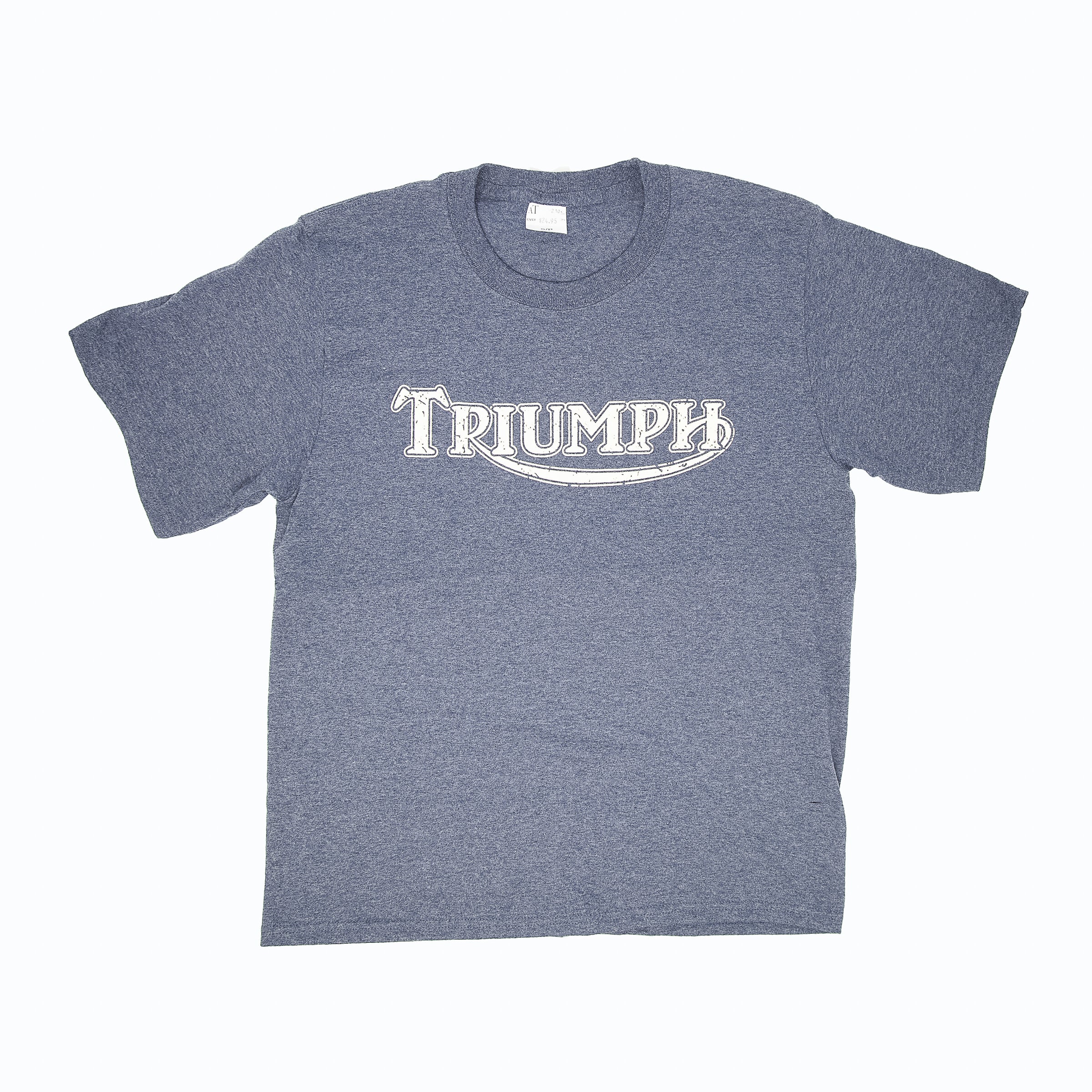 Dreamcycle Motorcycle Museum |   Triumph Tshirt on white bacground.